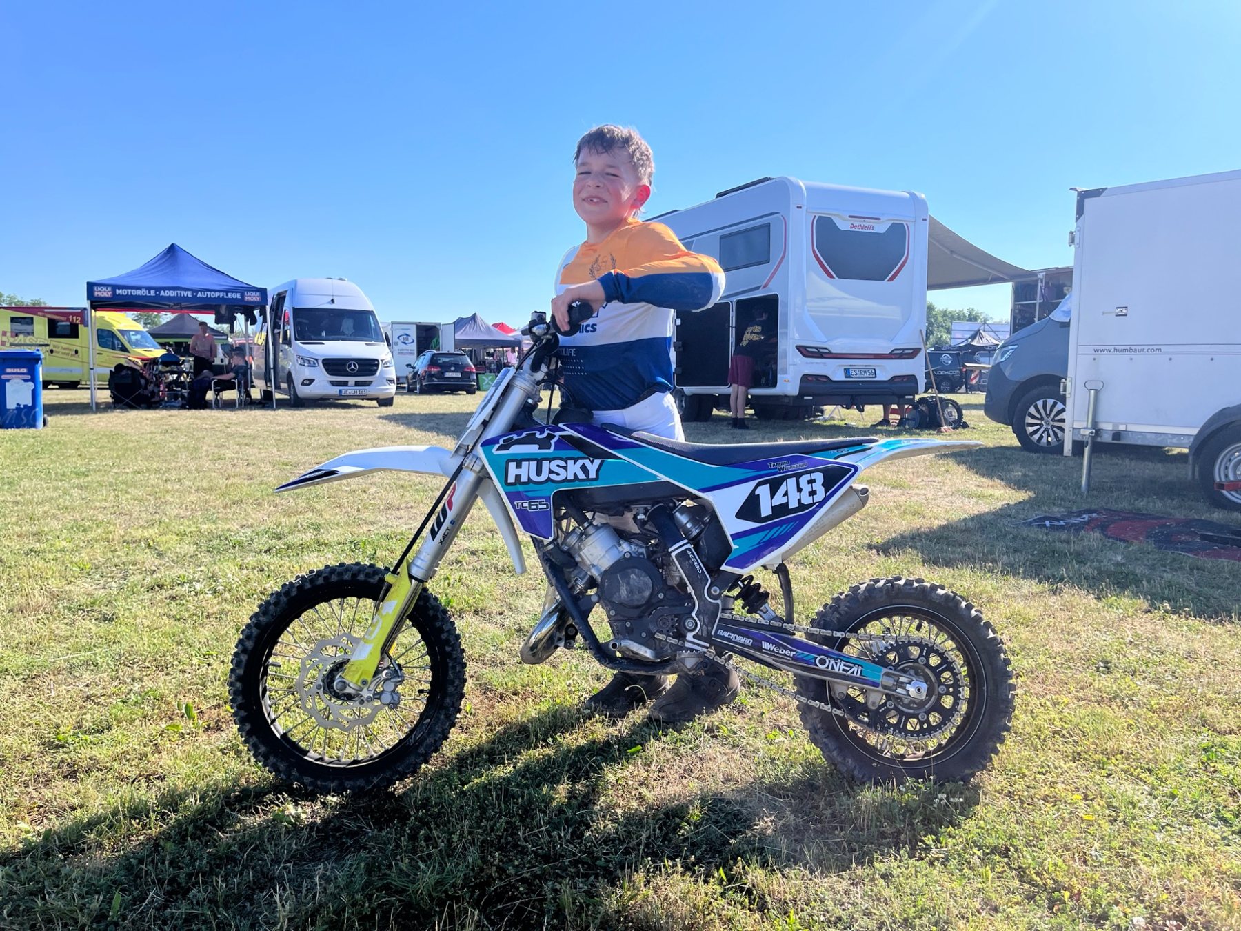 Husqvarna TC 65 mit Startnummer 148
